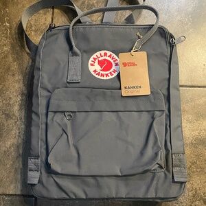 Fjallraven-Kanken Classic Backpack Super Grey New With Tags, Untouched Certified